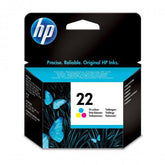HP C9352A NO 22 5ML CMY INK CART